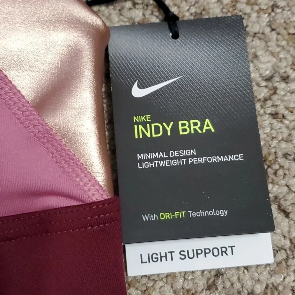NWT Nike Indy Metallic Low Impact Sports Bra M